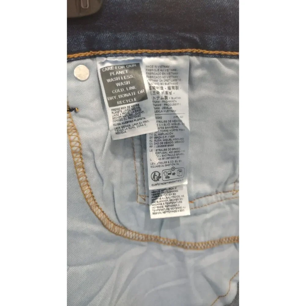 Levi’s 514 Straight Fit Dark Wash Jeans Men’s Size 38x30 Denim Pants